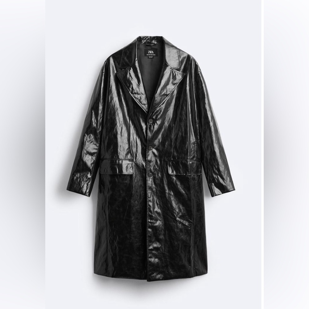 Mens dress coat black size small  new witn tags